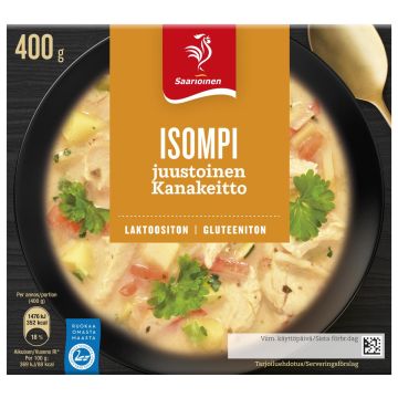 SAARIOINEN ISOMPI KANAKEITTO 400 G