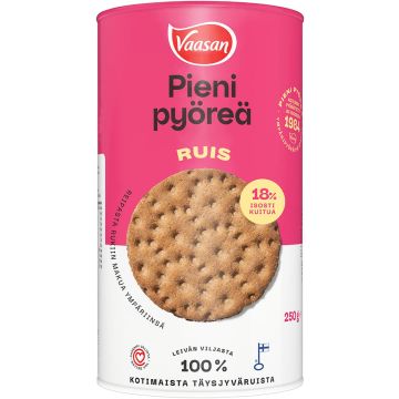 VAASAN PIENI PYÖREÄ RUIS 250 G