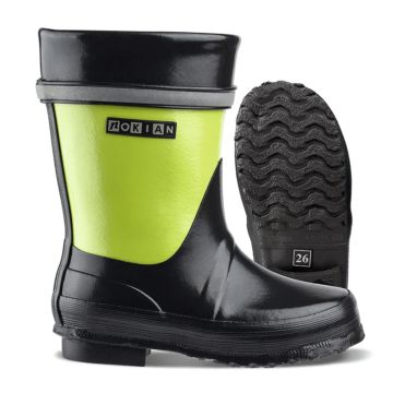 NOKIAN LASTEN KUMISAAPAS VIKLA 21 MUSTA/LIME