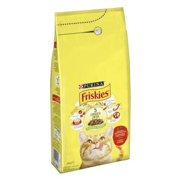 PURINA FRISKIES KISSAN TÄYSRAVINTO ADULT NAUTA-KANA-KASVIS 2 KG