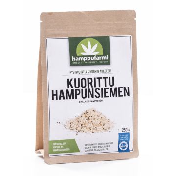 HAMPPUFARMI HAMPUNSIEMEN KUORITTU 250 G