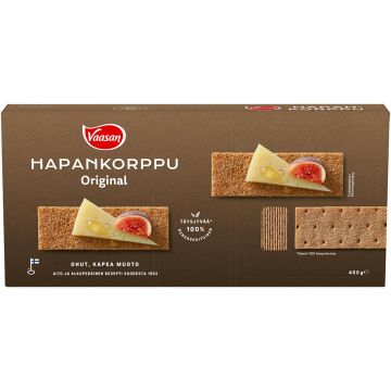 VAASAN 100% RUIS HAPANKORPPU 400 G