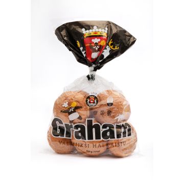LAPIN LEIPOMO GRAHAMSÄMPYLÄ 8KPL 400 G