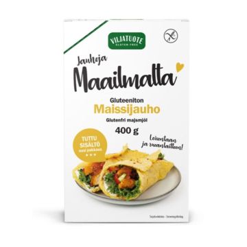 VILJATUOTE VILJATUOTE MAISSIJAUHO GLUTEENITON 400 G