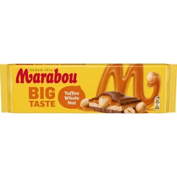 MARABOU BIG TASTE TOFFEE WHOLE NUT SUKLAALEVY 300 G