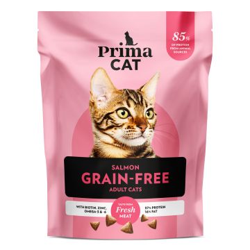 PRIMACAT TÄYSRAVINTO VILJATON LOHI AIKUISILLE KISSOILLE 400 G
