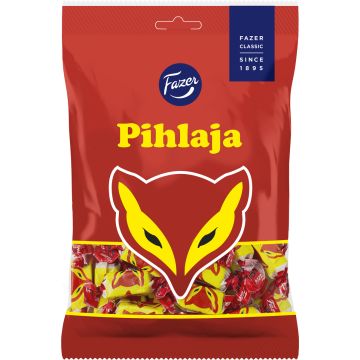 FAZER PIHLAJA HEDELMÄMARMELADI KARKKIPUSSI 220 G
