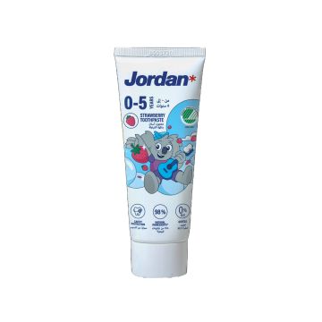 JORDAN KIDS 0-5 VUOTTA MILD STRAWBERRY TASTE HAMMASTAHNA 50 ML