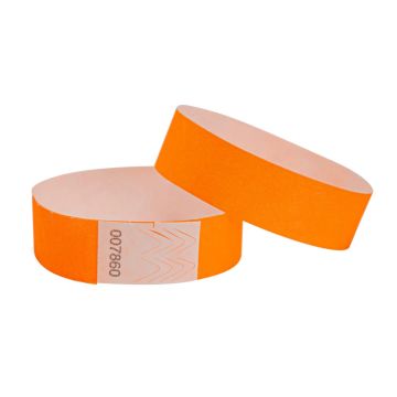 PÄÄSYLIPPURANNEKE NEONVÄRI 50 KPL 19X255MM NUMEROITU, VEDENKES