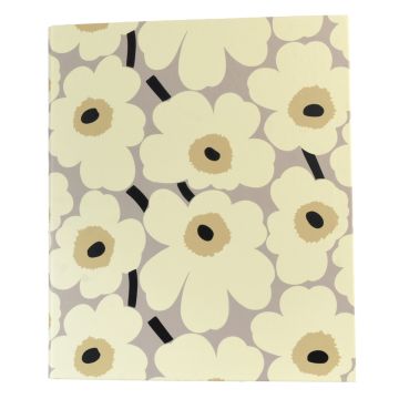 MARIMEKKO RENGASKANSIO A4/3 CM UNIKKO HARMAAMUSTA