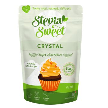 HERMESETAS STEVIA SWEET CRYSTAL KIDEMAKEUTTAJA 250 G
