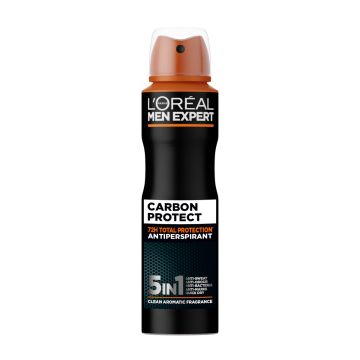 LOREAL MEN EXPERT CARBON PROTECT 5IN1 SPRAY ANTIPERSPIRANTTI 150 ML