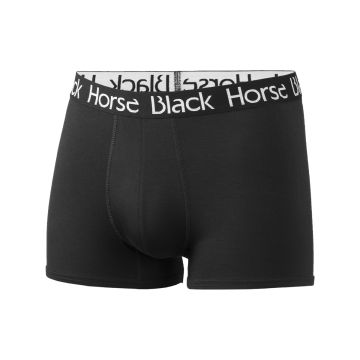 BLACK HORSE M BOKSERIT BAMBU MUSTA S