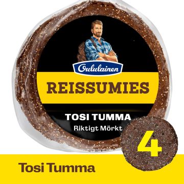 OULULAINEN REISSUMIES TOSI TUMMA 4KPL 280 G