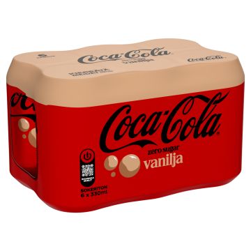 COCA-COLA ZERO VANILJA 0,33 TLK 6-PACK 1,98 L