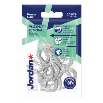 JORDAN EASY CLEAN FLOSSER REFILL TÄYTTÖPAKKAUS 20KPL 20 KPL