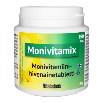 MONIVITAMIX MONIVITAMIINI- HIVENAINETABLETTI 150 KPL