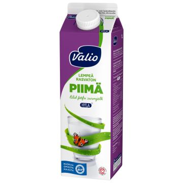 VALIO HYLA RASVATON PIIMÄ 1L