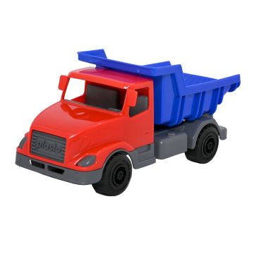 PLASTO KUORMA-AUTO, 22 CM, PUNAINEN JA SININEN