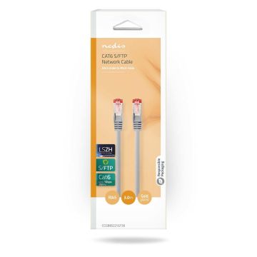 NEDIS CAT6 S / FTP VERKKOKAAPELI RJ45 (8P8C) UROS 3 M HARMAA