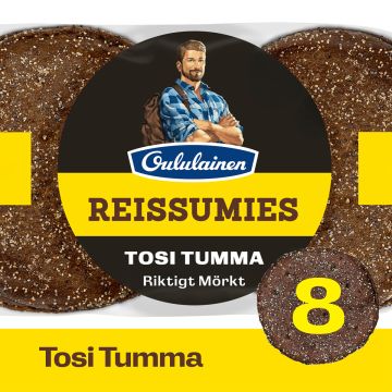 OULULAINEN REISSUMIES TOSI TUMMA 8KPL 560 G