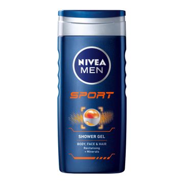 NIVEA SUIHKUSAIPPUA SPORT FOR MEN 250 ML