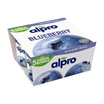 ALPRO SOIJAVALMISTE MUSTIKKA 4*125G 500 G