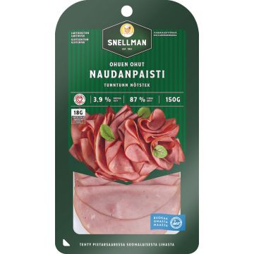 SNELLMAN OHUEN OHUT NAUDANPAISTI 150 G