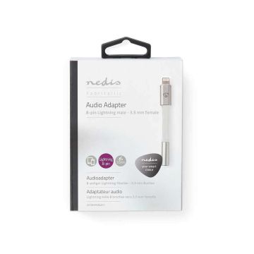 NEDIS LIGHTNING -SOVITIN 8-NASTAINEN UROS - 3,5 MM, NAARAS 0