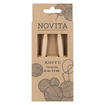 NOVITA KOIVU PYÖRÖPUIKKO 40 CM 8.0 MM