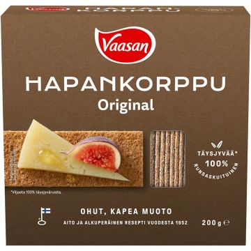 VAASAN HAPANKORPPU ORIGINAL 200 G
