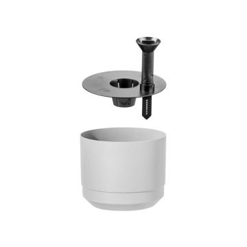 ORTHEX KESTOKASTELU RUUKKU PAULINA 14 CM BETONIN HARMAA