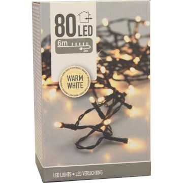LED 80 PERUSVALOSARJA LÄMMIN VALKOINEN SISÄ- JA ULKOKÄYTTÖÖN