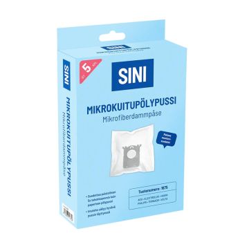 SINI 1675 MIKROKUITUPÖLYPUSSI 5 KPL + SUODATIN