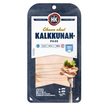 HK OHUEN OHUT KALKKUNANFILEELEIKE 300 G