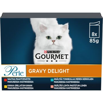PURINA GOURMET PERLE ANNOSP GRAVY DELIGHT LAJ 8*85G 680 G