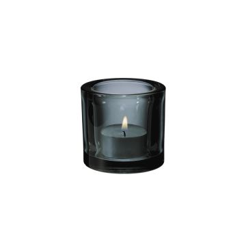 IITTALA KIVI KYNTTILÄLYHTY HARMAA 60 MM