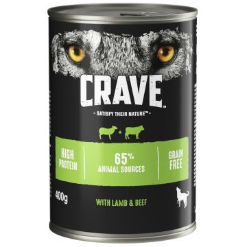 CRAVE KOIRAN MUREKE ADULT LAMMAS & HÄRKÄ 400 G