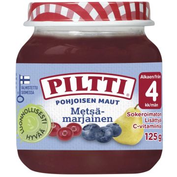 PILTTI POHJOISEN MAUT METSÄMARJAINEN 4KK 125 G