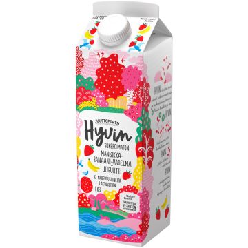 JUUSTOPORTTI HYVIN SOKEROIMATON JOGURTTI MAN-VAD-BAN LAKTON 1KG
