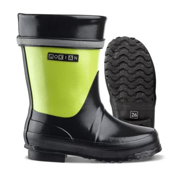 NOKIAN LASTEN KUMISAAPAS VIKLA 26 MUSTA/LIME