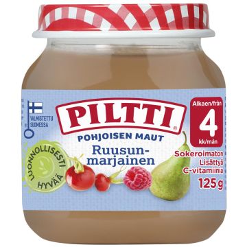 PILTTI POHJOISEN MAUT RUUSUNMARJAINEN 4KK 125 G
