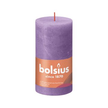 BOLSIUS PÖYTÄKYNTTILÄ 130/68 VIBRANT VIOLET