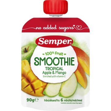 SEMPER SMOOTHIE OMENA-MANGO 6KK 90 G