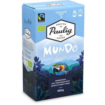 PAULIG MUNDO KAHVI LUOMU SJ REILU KAUPPA 500 G