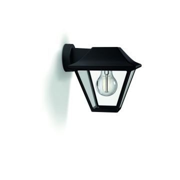 PHILIPS ALPENGLOW ULKOSEINÄVALAISIN MUSTA 60W HIMMENN