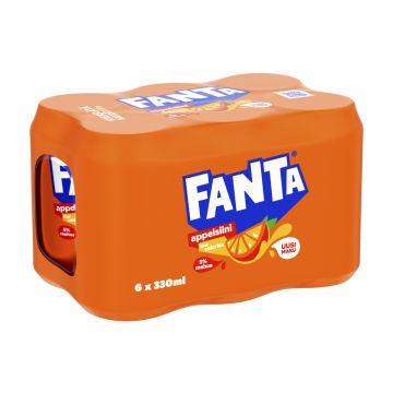FANTA APPELSIINI 0,33 TLK 6-PACK 1,98 L
