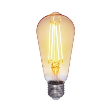 AIRAM LED AMBER ANTIIKKI EDISON 5W 2200K KIRKAS E27 HIMMENT. 380 LM