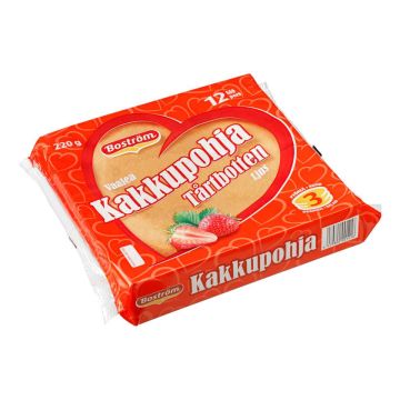 BOSTRÖM PYÖREÄ KAKKUPOHJA 3-KERROS 8-10HLÖ 220 G