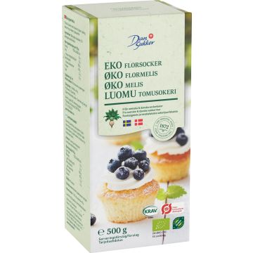 DANSUKKER TOMUSOKERI LUOMU 500 G